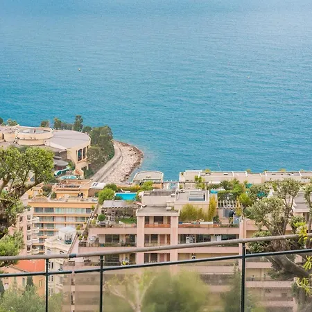 Frontiere Monaco, Terrasse Vue Mer, Tour Odeon - Ap Appartement Beausoleil