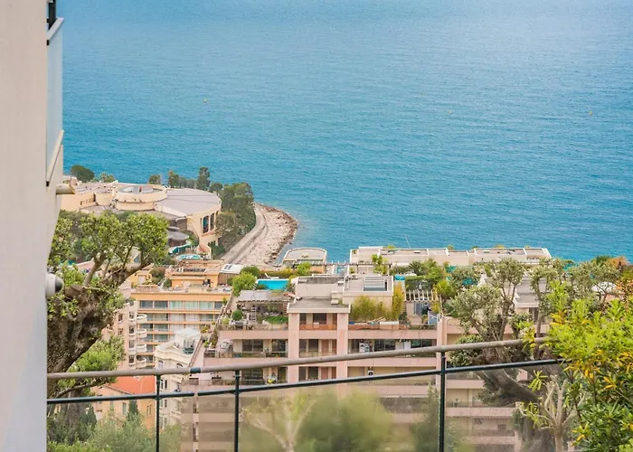 Frontiere Monaco, Terrasse Vue Mer, Tour Odeon - Ap 아파트 보솔레이